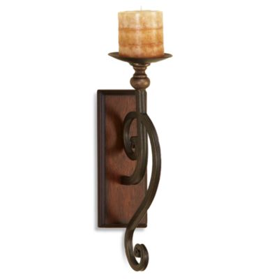 Metal Pillar Candle Wall Sconce - Bed Bath & Beyond